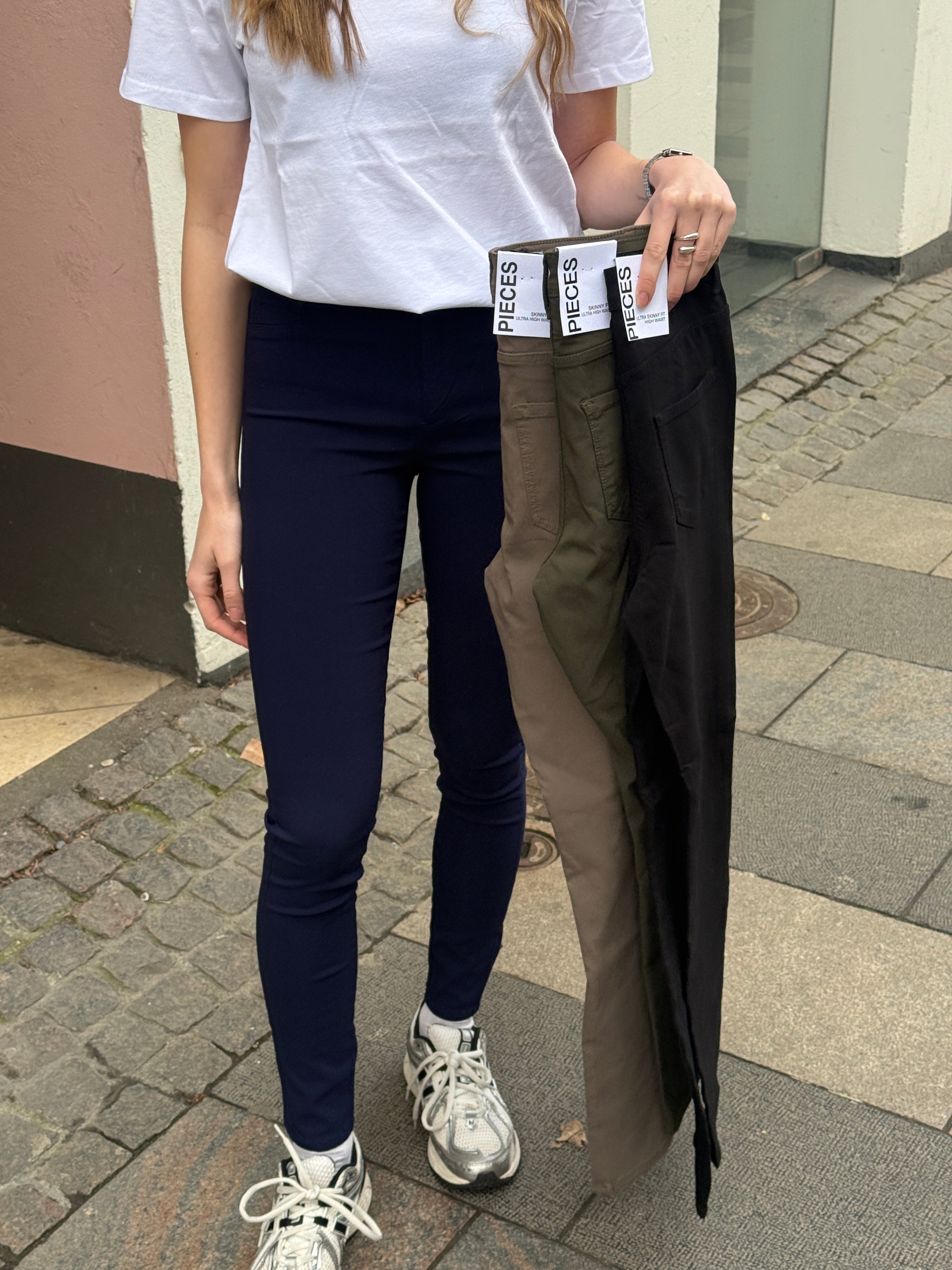 PCHIGHSKIN Leggings - Maritime Blue